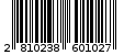 Γραμμωτός κωδικός 2810238601027