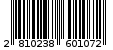 Γραμμωτός κωδικός 2810238601072
