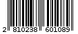 Γραμμωτός κωδικός 2810238601089