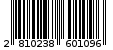 Γραμμωτός κωδικός 2810238601096