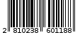 Γραμμωτός κωδικός 2810238601188