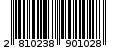 Γραμμωτός κωδικός 2810238901028