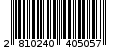 Γραμμωτός κωδικός 2810240405057