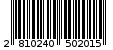 Γραμμωτός κωδικός 2810240502015