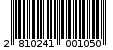 Γραμμωτός κωδικός 2810241001050