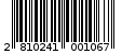 Γραμμωτός κωδικός 2810241001067
