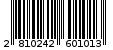 Γραμμωτός κωδικός 2810242601013