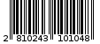 Γραμμωτός κωδικός 2810243101048