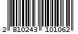 Γραμμωτός κωδικός 2810243101062
