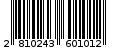 Γραμμωτός κωδικός 2810243601012