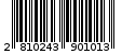 Γραμμωτός κωδικός 2810243901013