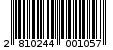 Γραμμωτός κωδικός 2810244001057