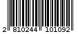 Γραμμωτός κωδικός 2810244101092