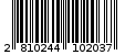 Γραμμωτός κωδικός 2810244102037