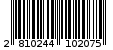 Γραμμωτός κωδικός 2810244102075