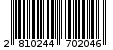 Γραμμωτός κωδικός 2810244702046