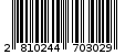 Γραμμωτός κωδικός 2810244703029