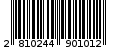 Γραμμωτός κωδικός 2810244901012