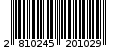 Γραμμωτός κωδικός 2810245201029