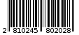 Γραμμωτός κωδικός 2810245802028