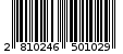 Γραμμωτός κωδικός 2810246501029