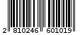 Γραμμωτός κωδικός 2810246601019