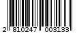 Γραμμωτός κωδικός 2810247003133