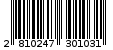 Γραμμωτός κωδικός 2810247301031