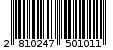 Γραμμωτός κωδικός 2810247501011