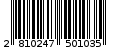 Γραμμωτός κωδικός 2810247501035