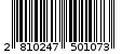 Γραμμωτός κωδικός 2810247501073