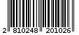 Γραμμωτός κωδικός 2810248201026