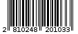 Γραμμωτός κωδικός 2810248201033