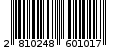 Γραμμωτός κωδικός 2810248601017