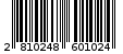 Γραμμωτός κωδικός 2810248601024
