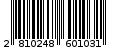 Γραμμωτός κωδικός 2810248601031