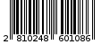 Γραμμωτός κωδικός 2810248601086