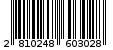 Γραμμωτός κωδικός 2810248603028