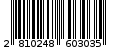 Γραμμωτός κωδικός 2810248603035