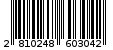 Γραμμωτός κωδικός 2810248603042