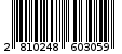 Γραμμωτός κωδικός 2810248603059