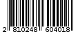 Γραμμωτός κωδικός 2810248604018