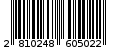 Γραμμωτός κωδικός 2810248605022