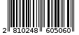 Γραμμωτός κωδικός 2810248605060