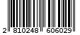 Γραμμωτός κωδικός 2810248606029