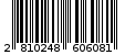 Γραμμωτός κωδικός 2810248606081