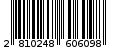 Γραμμωτός κωδικός 2810248606098