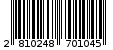 Γραμμωτός κωδικός 2810248701045