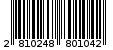 Γραμμωτός κωδικός 2810248801042