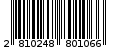 Γραμμωτός κωδικός 2810248801066